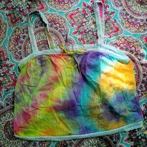 Handmade Tie Dye Tank (Old Navy Tank) Size Small Tall